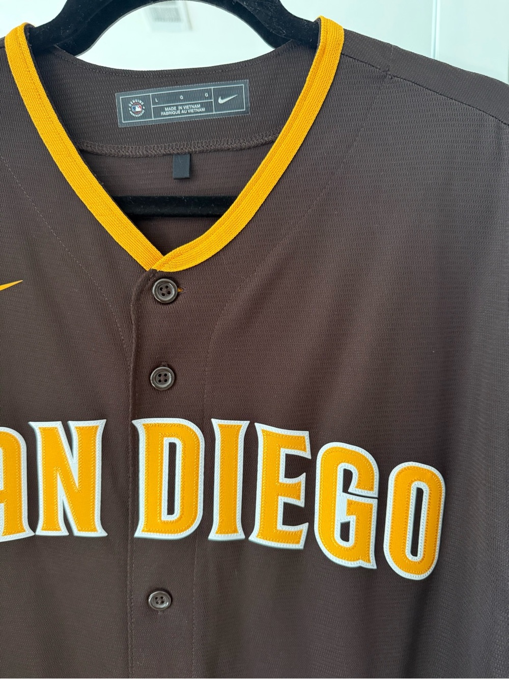 Nike San Diego Padres Juan Soto #22 Road Baseball Jersey Brown Men’s L - Picture 3 of 6
